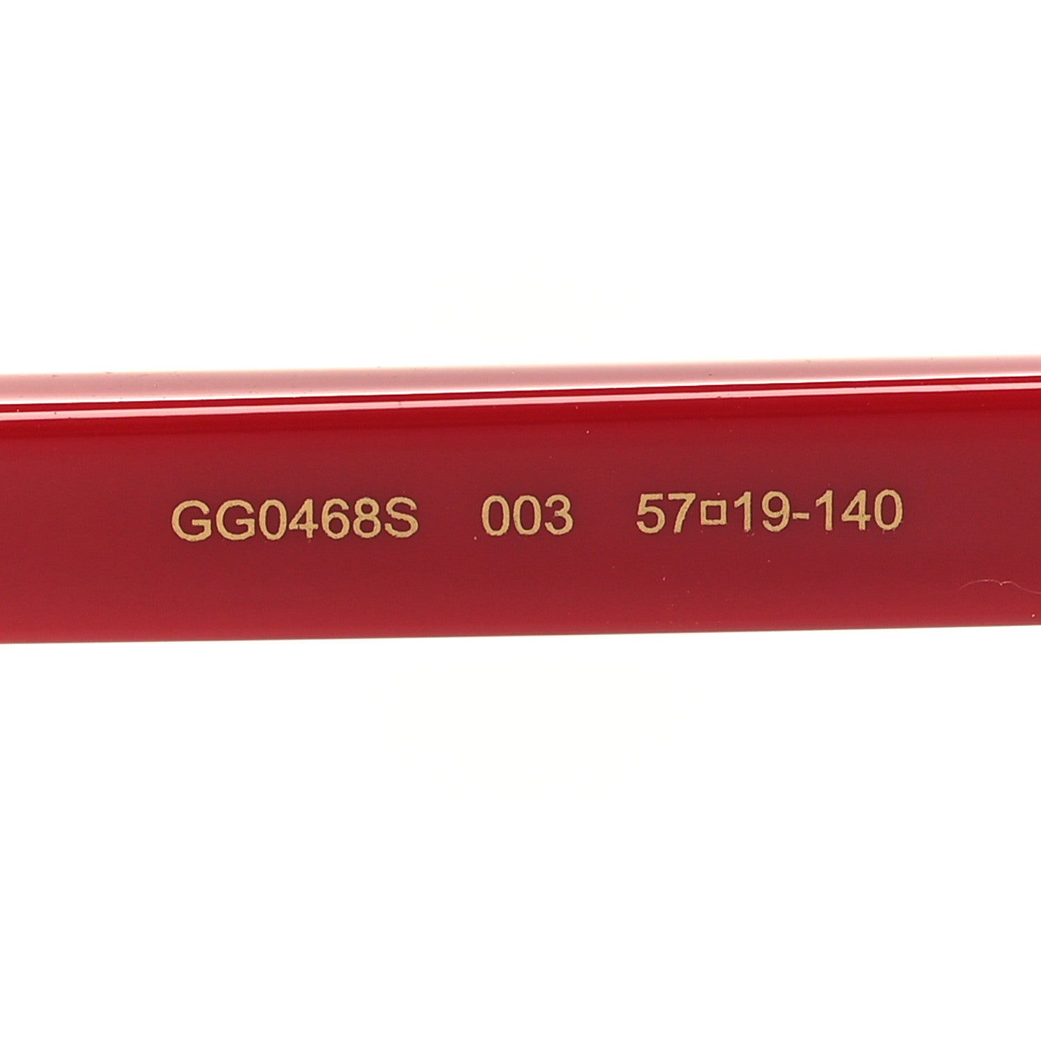 Gucci Square Frame GG0468S Sunglasses Red 6 of 8