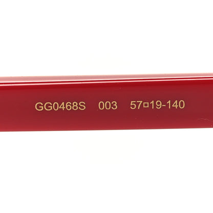 Gucci Square Frame GG0468S Sunglasses Red 6 of 8