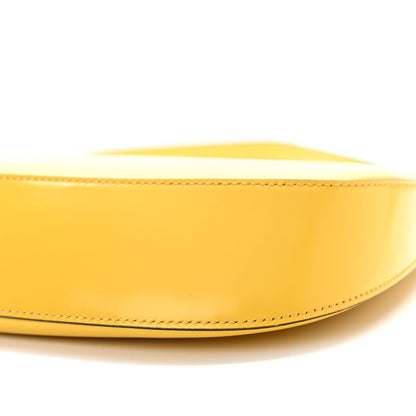 Prada Spazzolato Cleo Shoulder Bag Sole Black 9 of 9