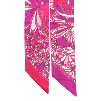 Hermes Silk Botanical Twilly 2 of 5