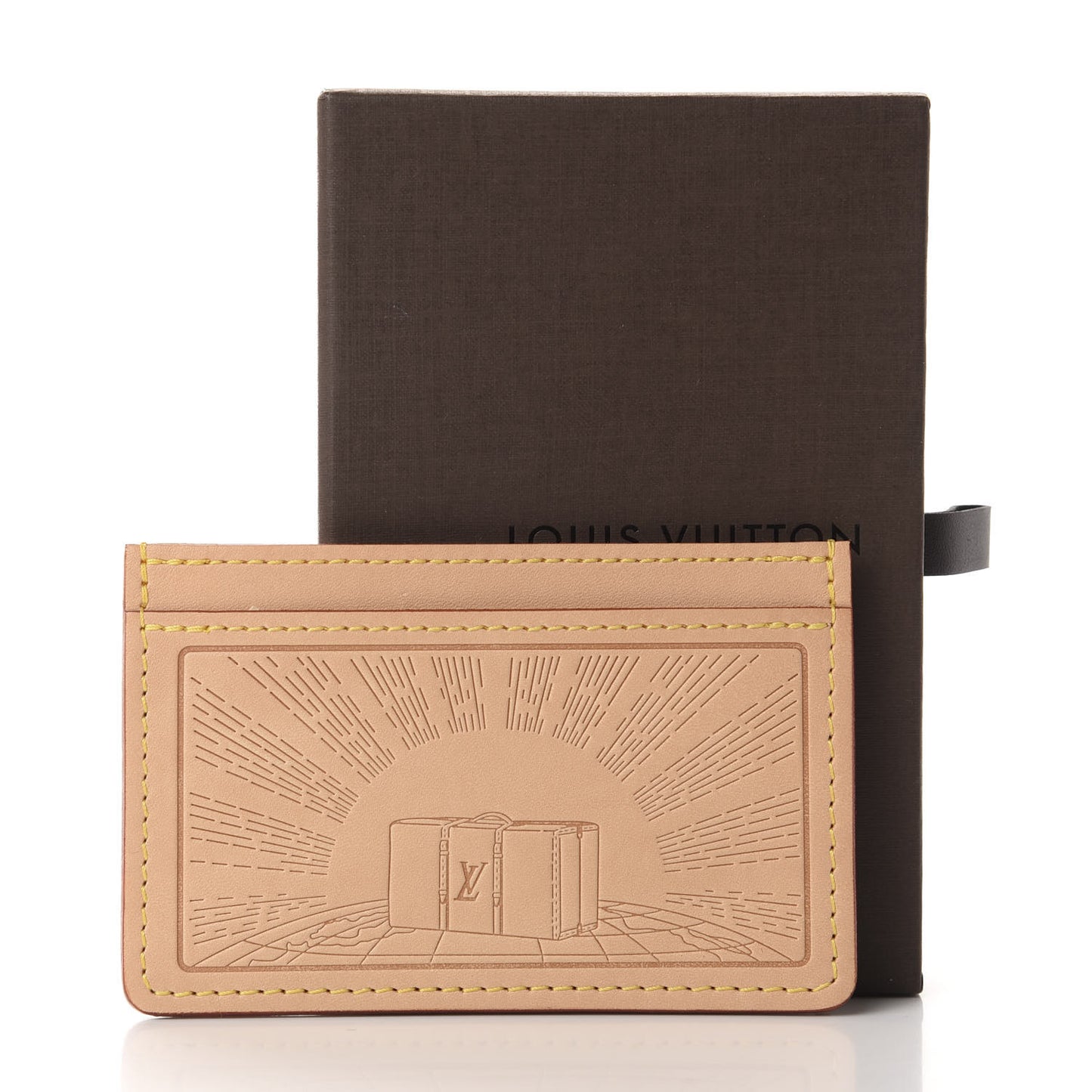 Vachetta Voyages Card Holder