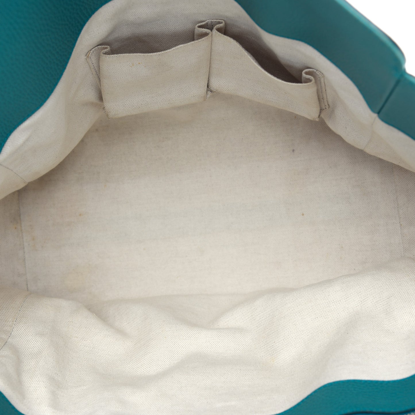 Dollar Calfskin Medium Swing Tote Deep Cobalt