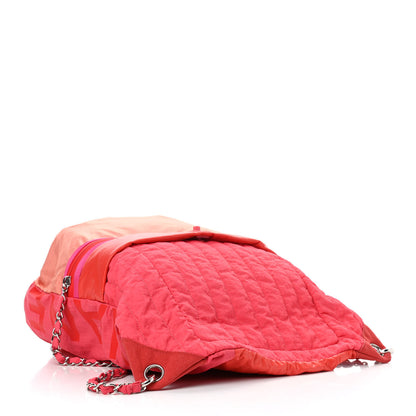 Chanel Nylon Coco Sport Drawstring Backpack Pink 3 of 5