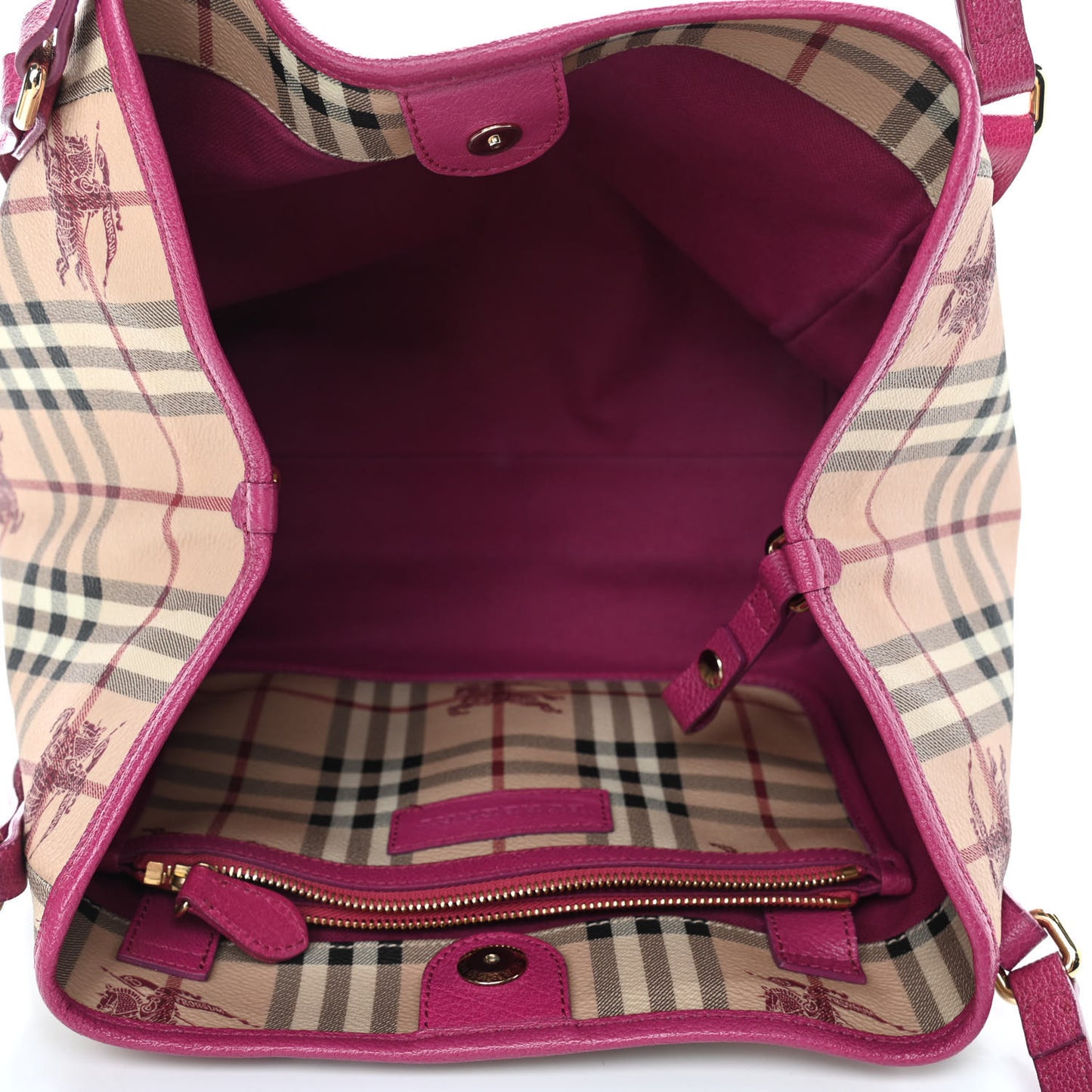 Haymarket Check Small Canterbury Tote Magenta