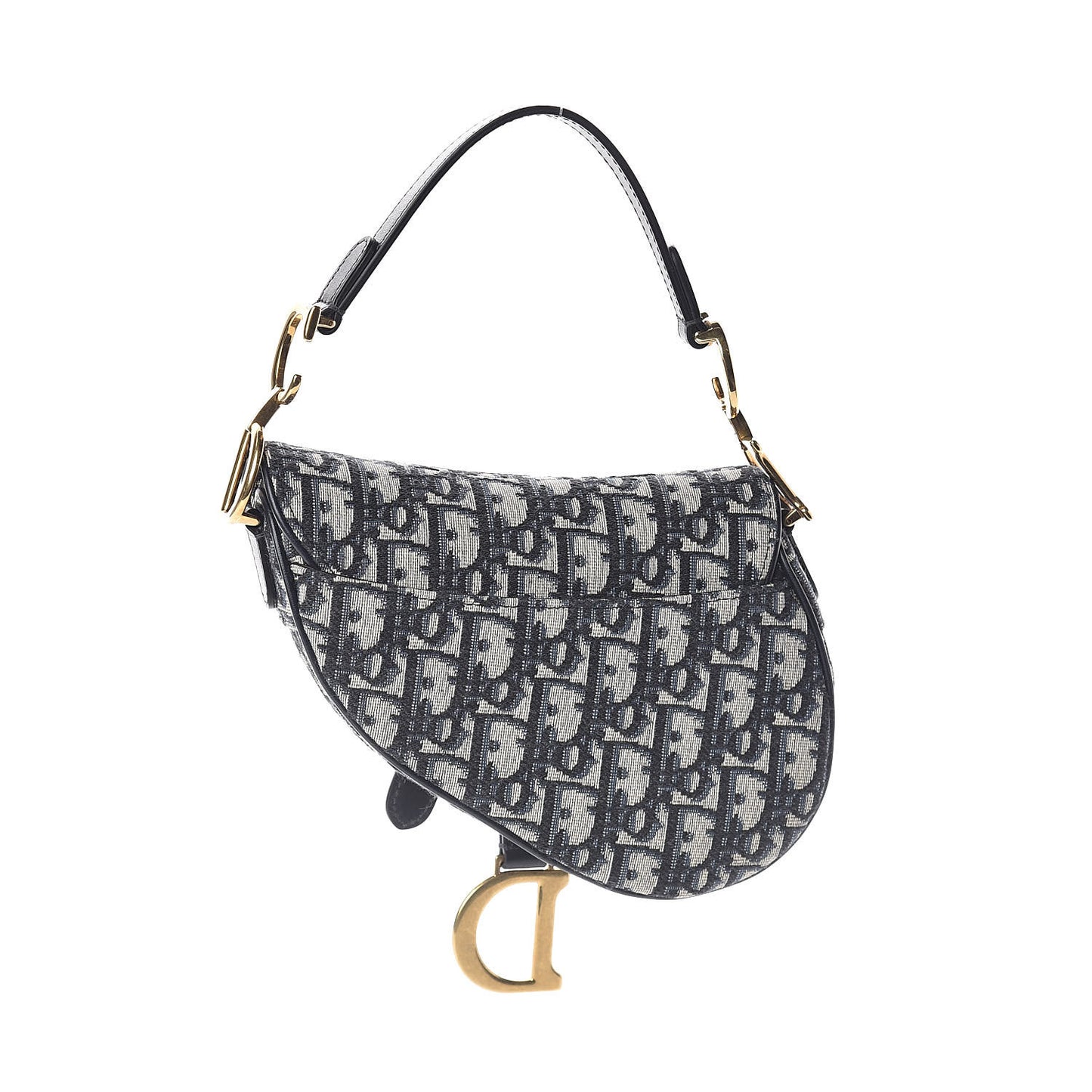 Oblique Mini Saddle Bag Blue