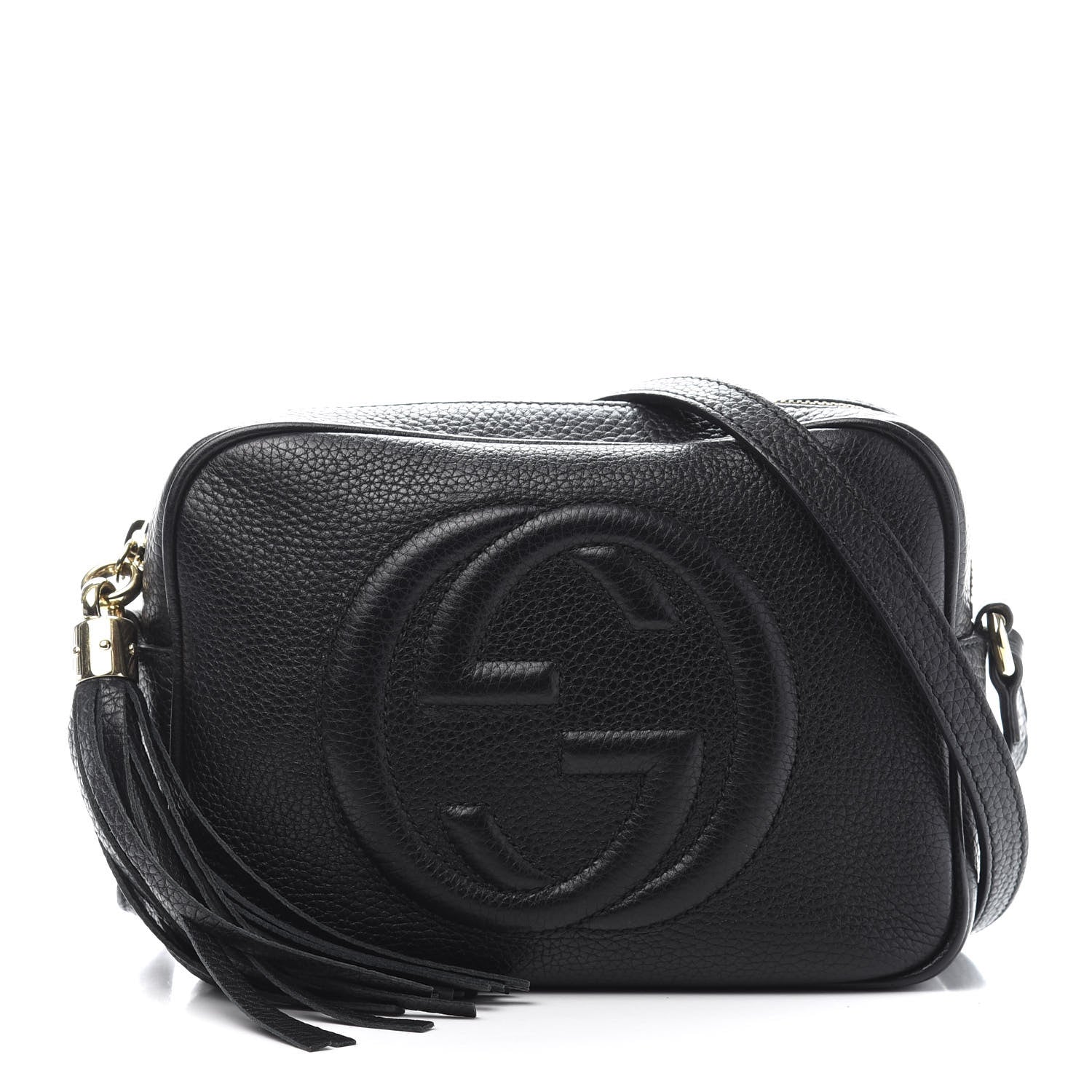 Gucci Pebbled Calfskin Small Soho Disco Bag Black 1 of 12