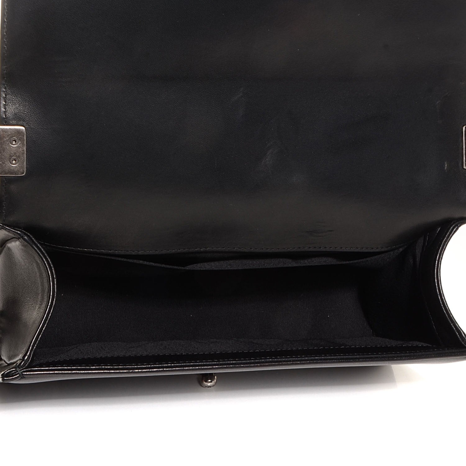 Chanel Lambskin Quilted Medium Boy Flap Black 6 of 9