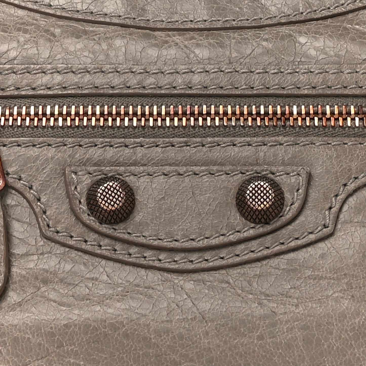 Agneau Giant 12 Rose Gold Hardware Hip Papyrus