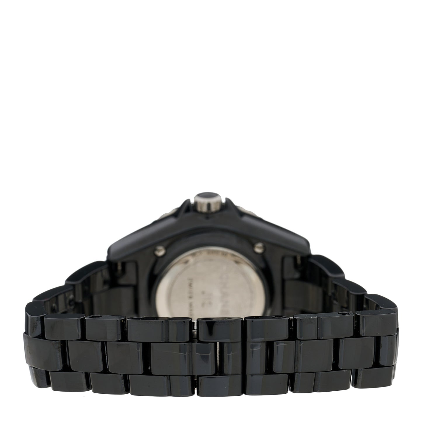 Stainless Steel Ceramic 33mm J12 Quartz Watch Black