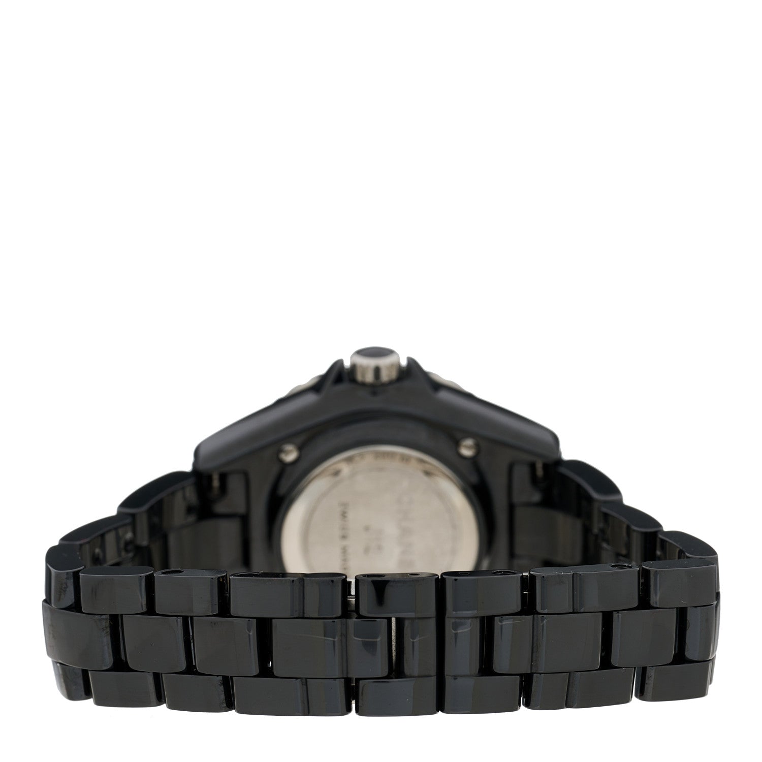 Chanel Stainless Steel Ceramic 33mm J12 Quartz Watch Black 3 of 4