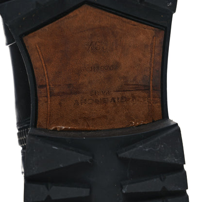 Givenchy Calfskin Combat Boots 39.5 Black 6 of 10