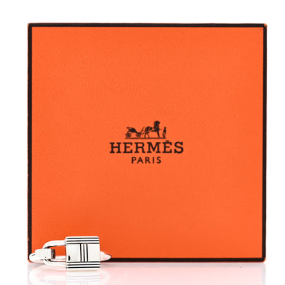 Hermes Sterling Silver Cadenas Ring 54 7 6 of 6