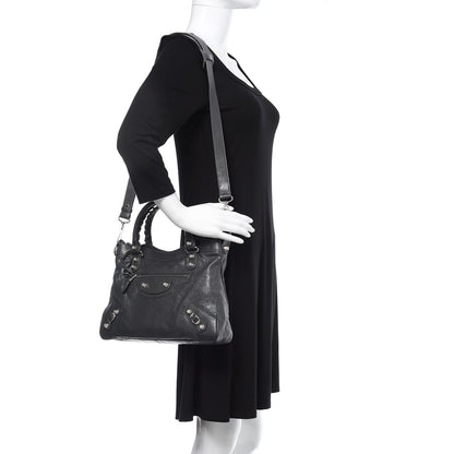 Balenciaga Agneau Giant 12 Silver Hardware Town Gris Tarmac 2 of 9