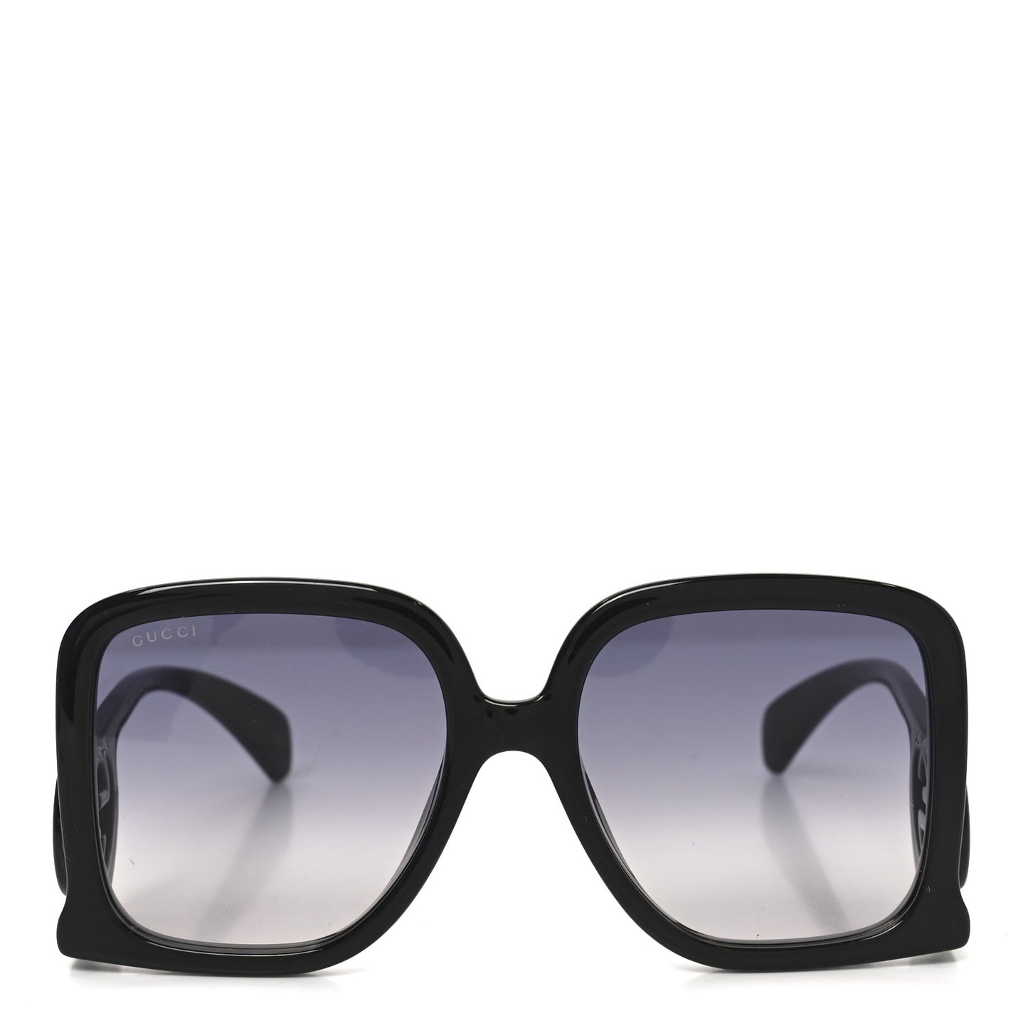 Acetate Rectangle Frame Sunglasses GG1326S Black