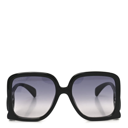 Gucci Acetate Rectangle Frame Sunglasses GG1326S Black 2 of 6