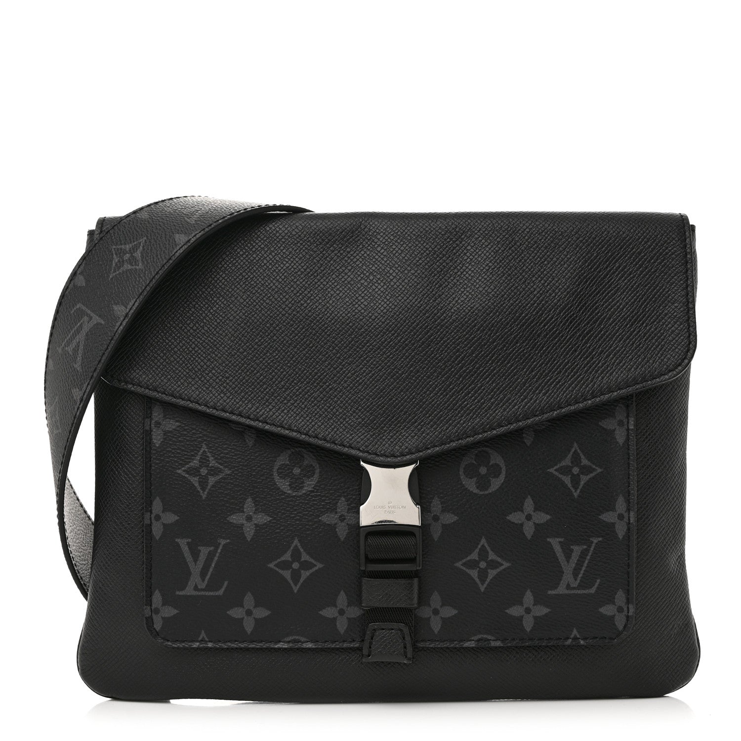 Louis Vuitton Taigarama Outdoor Flap Messenger Black 1 of 11