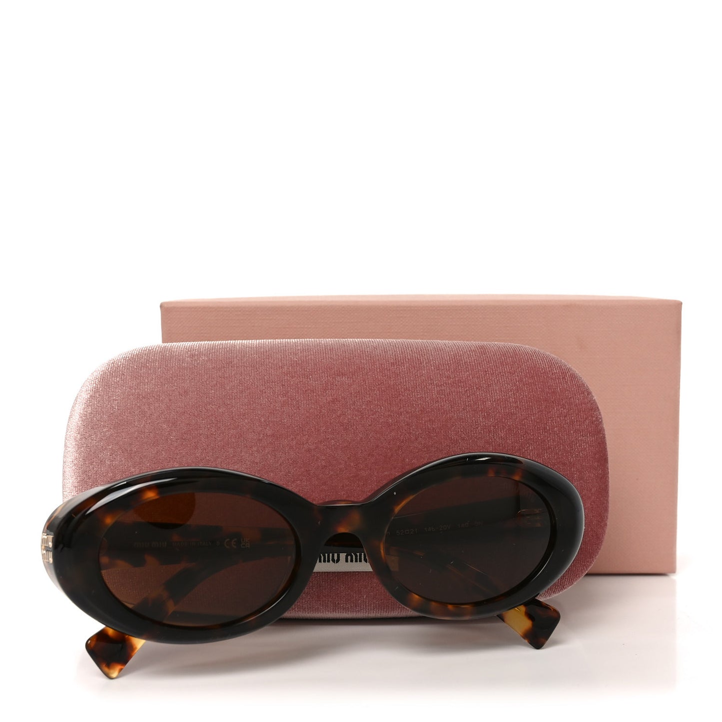 Acetate Oval Reverie Sunglasses SMU B09 Honey Tortoiseshell