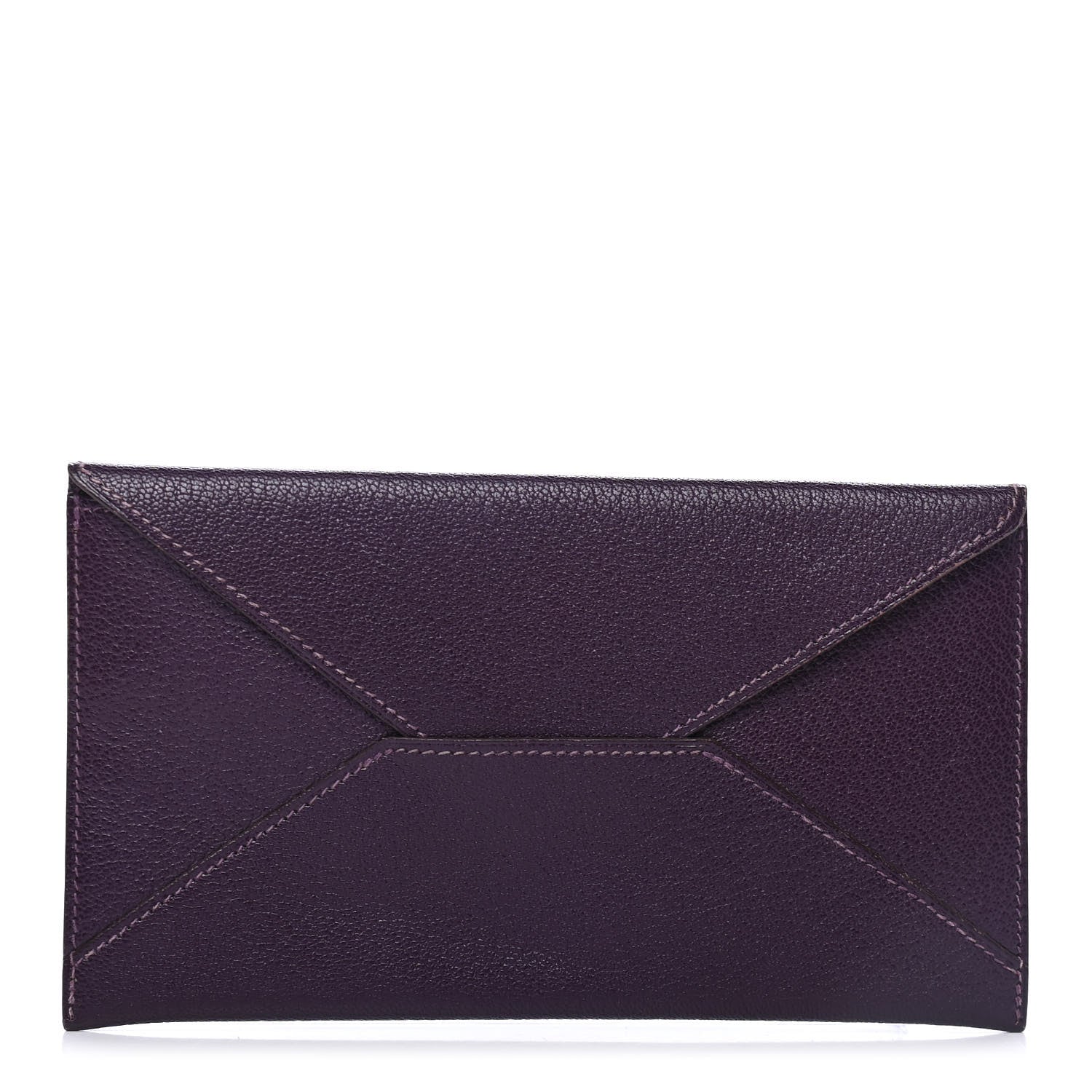 Hermes Chevre Mysore Envelope Pouch Raisin 1 of 4