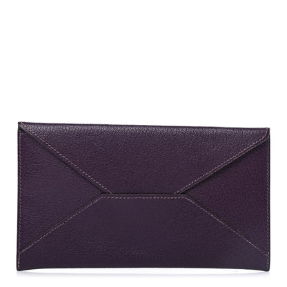 Hermes Chevre Mysore Envelope Pouch Raisin 1 of 4