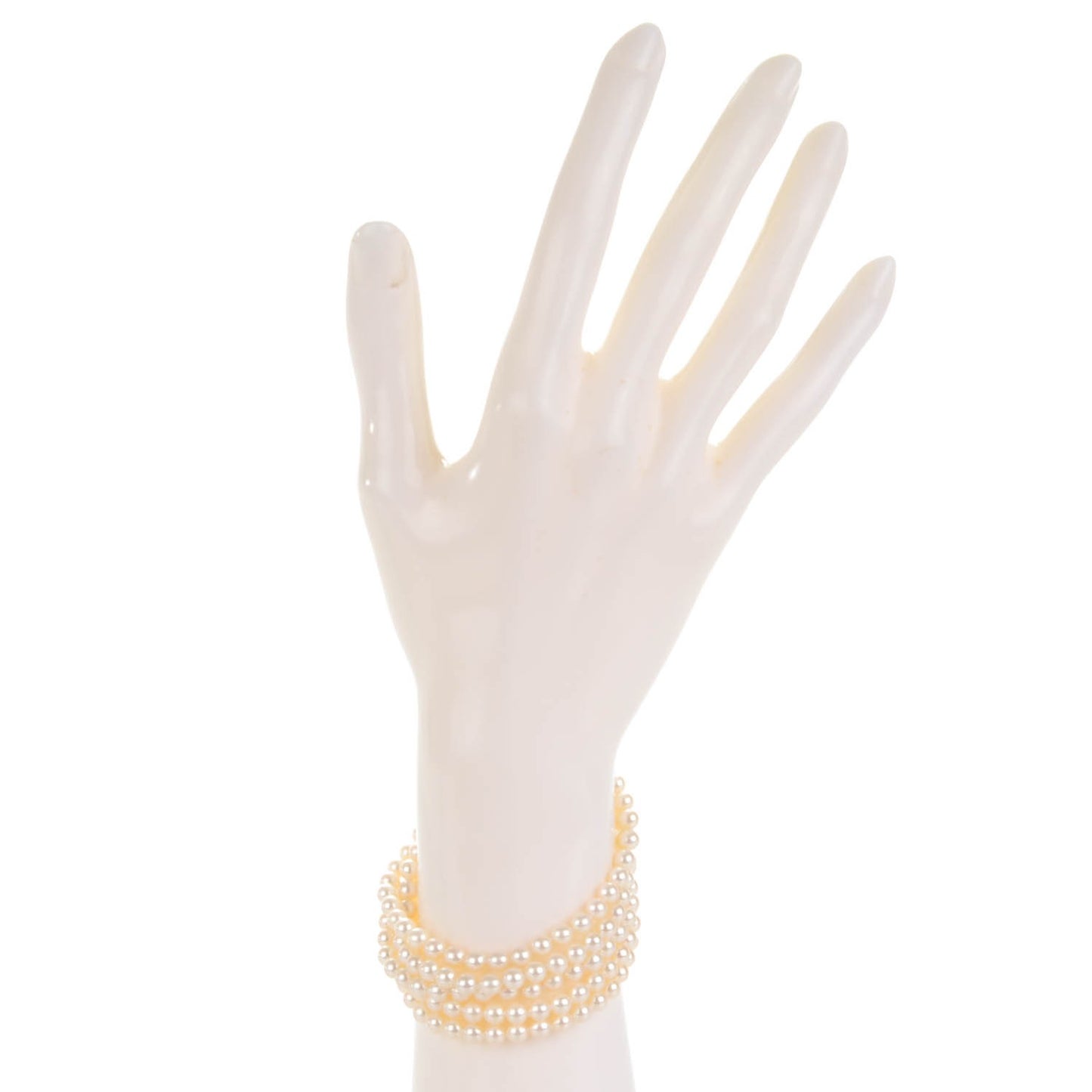Sterling Silver Pearl 4.5mm Ziegfeld 5 Strand Bracelet
