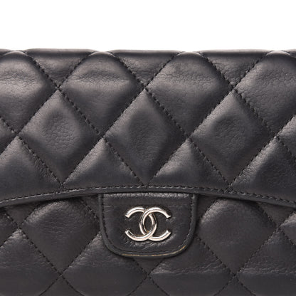 Chanel Caviar Quilted Large Gusset Flap Wallet Black 11 of 11