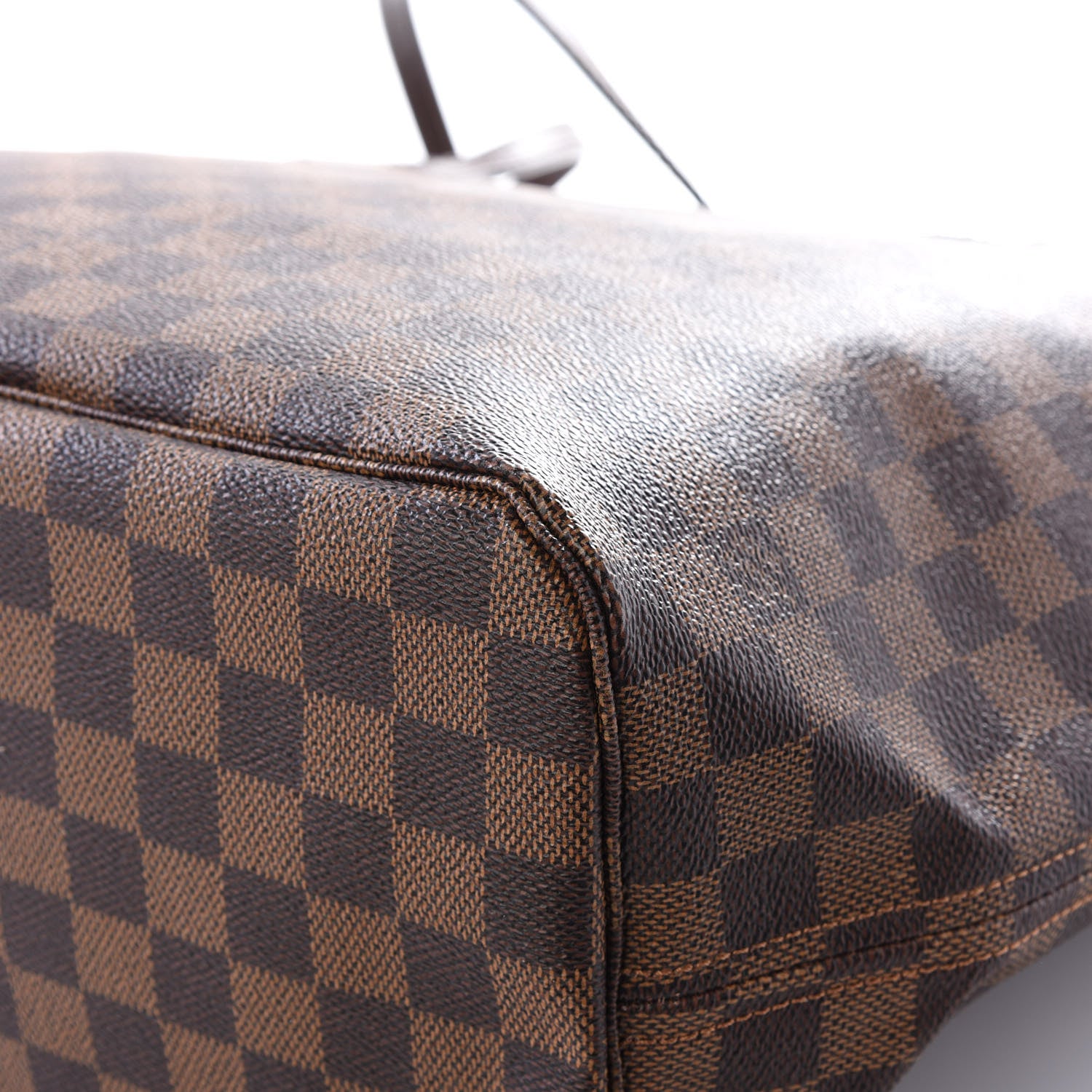 Louis Vuitton Damier Ebene Neo Neverfull MM Rose Ballerine 8 of 13