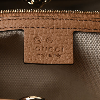 Gucci Pebbled Calfskin Medium Soho Chain Shoulder Bag Camelia 6 of 10