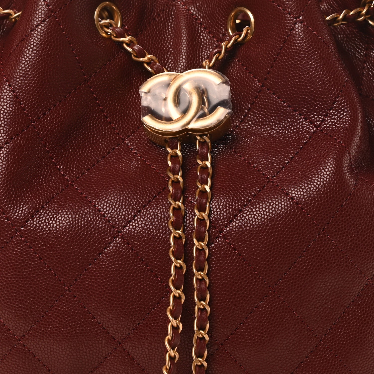 Chanel Caviar Quilted Medium Chanel 25 Handbag Burgundy 9 of 11