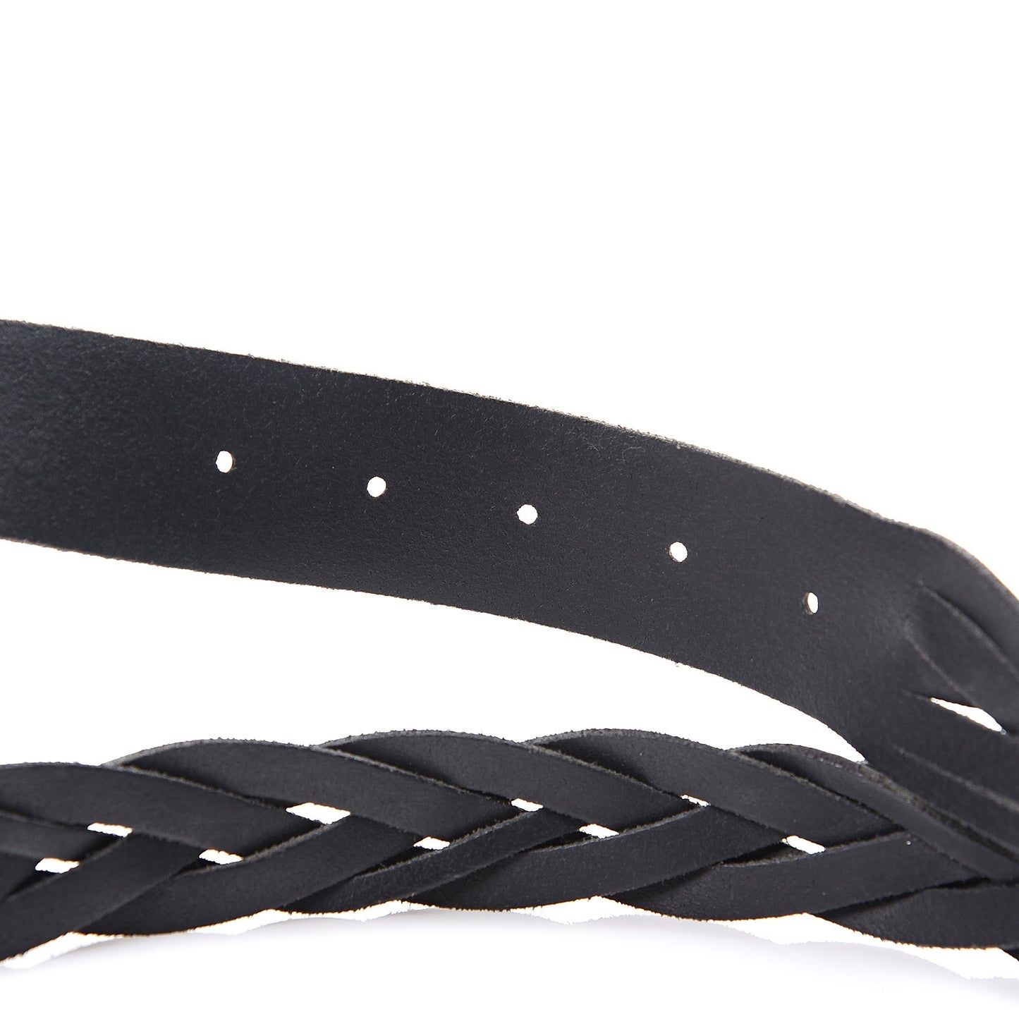 Calfskin Braided Dionysus Belt 120 48 Black