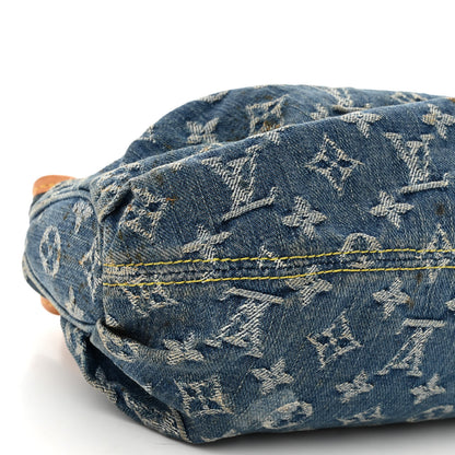 Louis Vuitton Monogram Denim Pleaty Blue 8 of 12