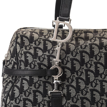 Christian Dior Denim Monogram Charms Shoulder Bag Black 10 of 11