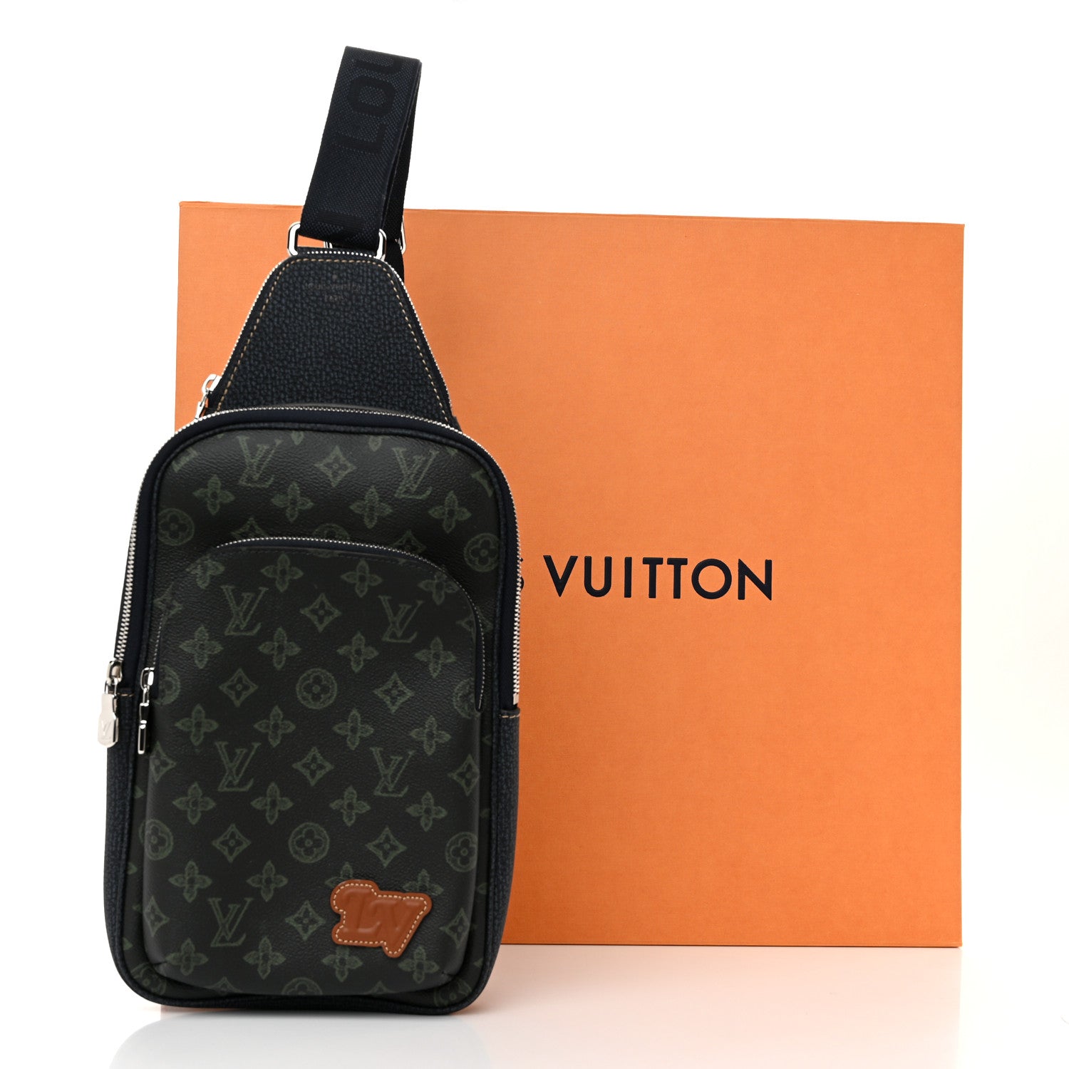 Louis Vuitton Monogram Record Fall Avenue Sling Bag Dark Green 10 of 10