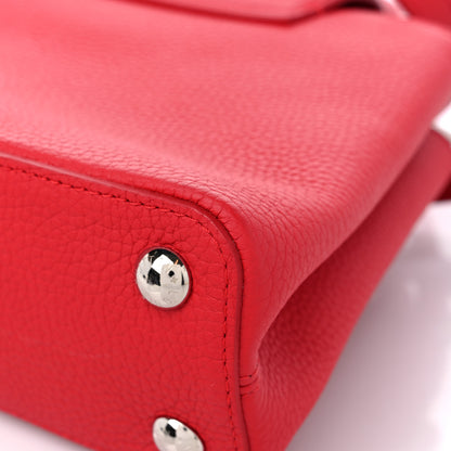 Louis Vuitton Taurillon Capucines BB Rubis 9 of 9