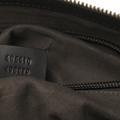 Gucci GG Supreme Monogram Selleria Calfskin Small Flat Messenger Bag Beige Ebony Cocoa Marrone Scuro 8 of 9