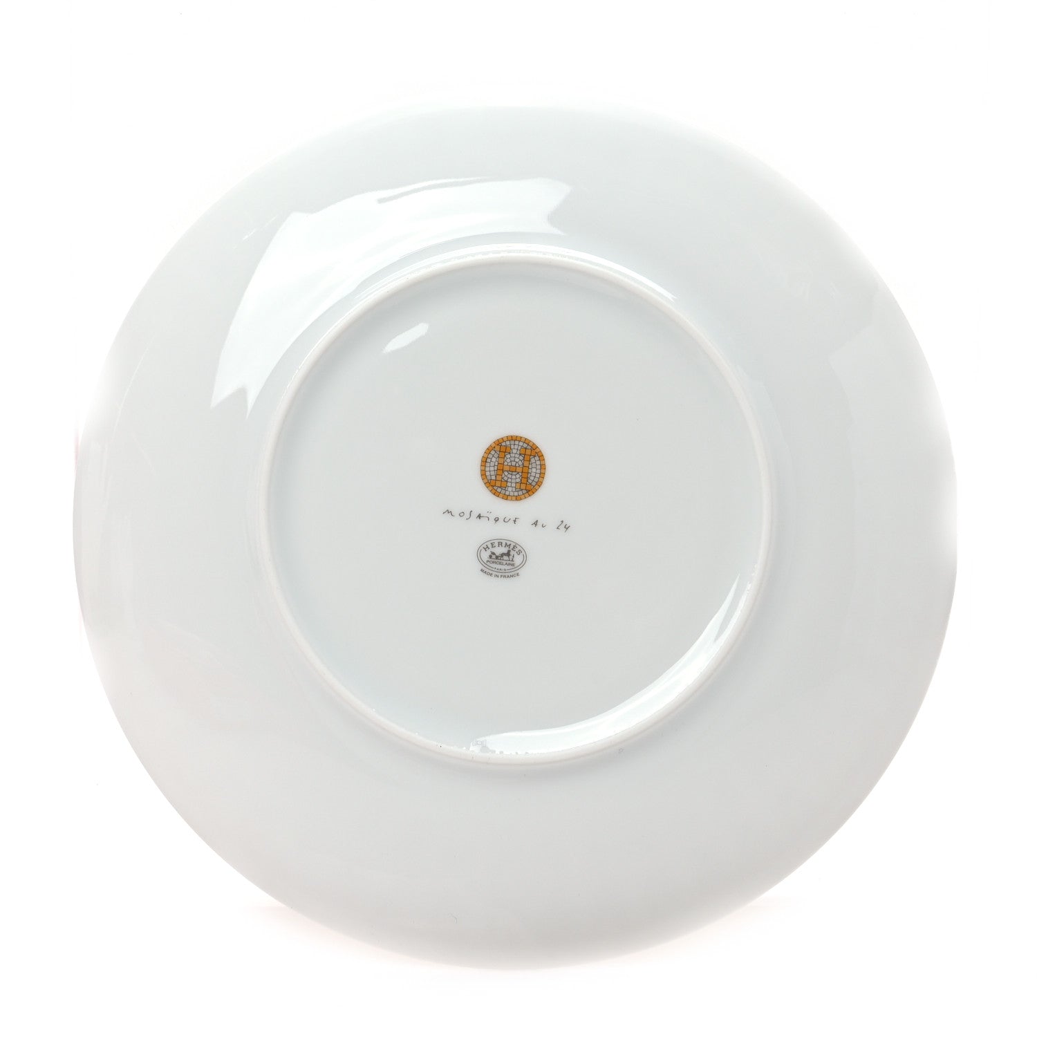 Hermes Porcelain Mosaique au 24 Dessert Plate Set of 2 5 of 5