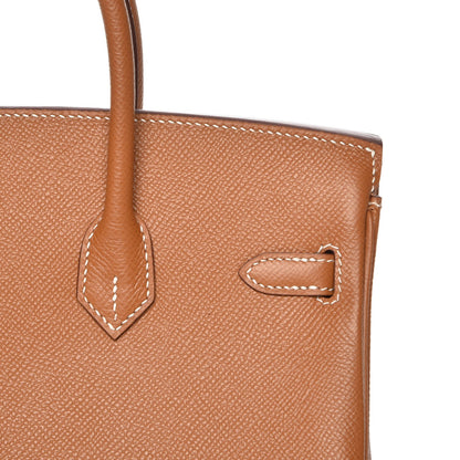 Hermes Epsom Birkin 25 Gold 26 of 28