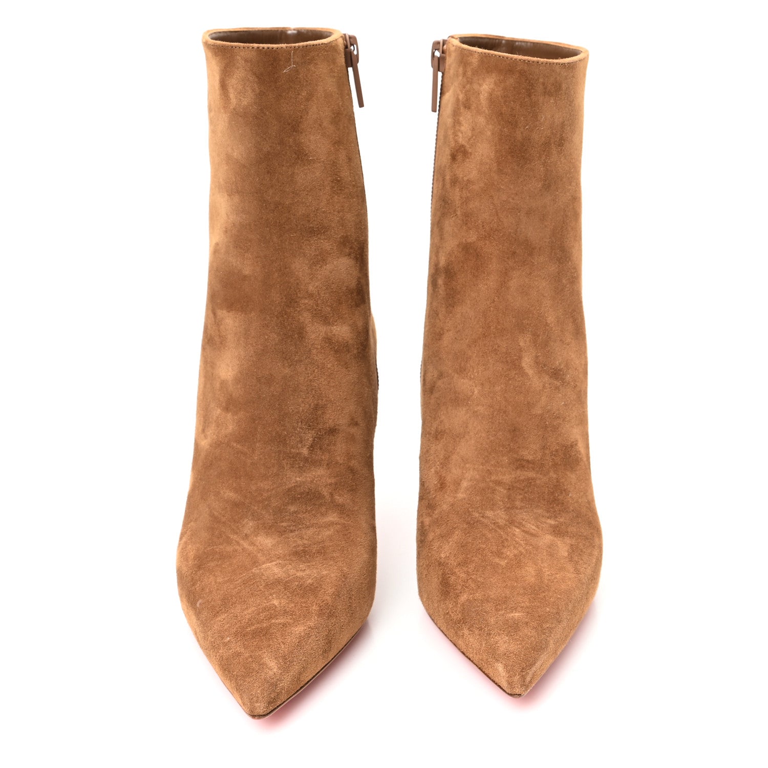 Christian Louboutin Suede Calfskin Condora Botta 85 Ankle Boots 36.5 Rhea 3 of 9