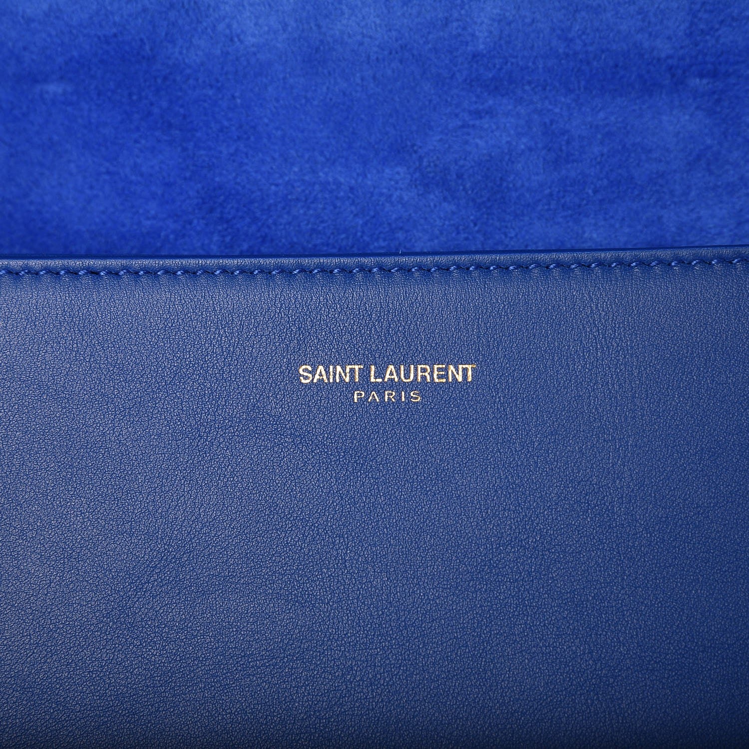 Saint Laurent Calfskin Classic Y Satchel Royal Blue 11 of 11