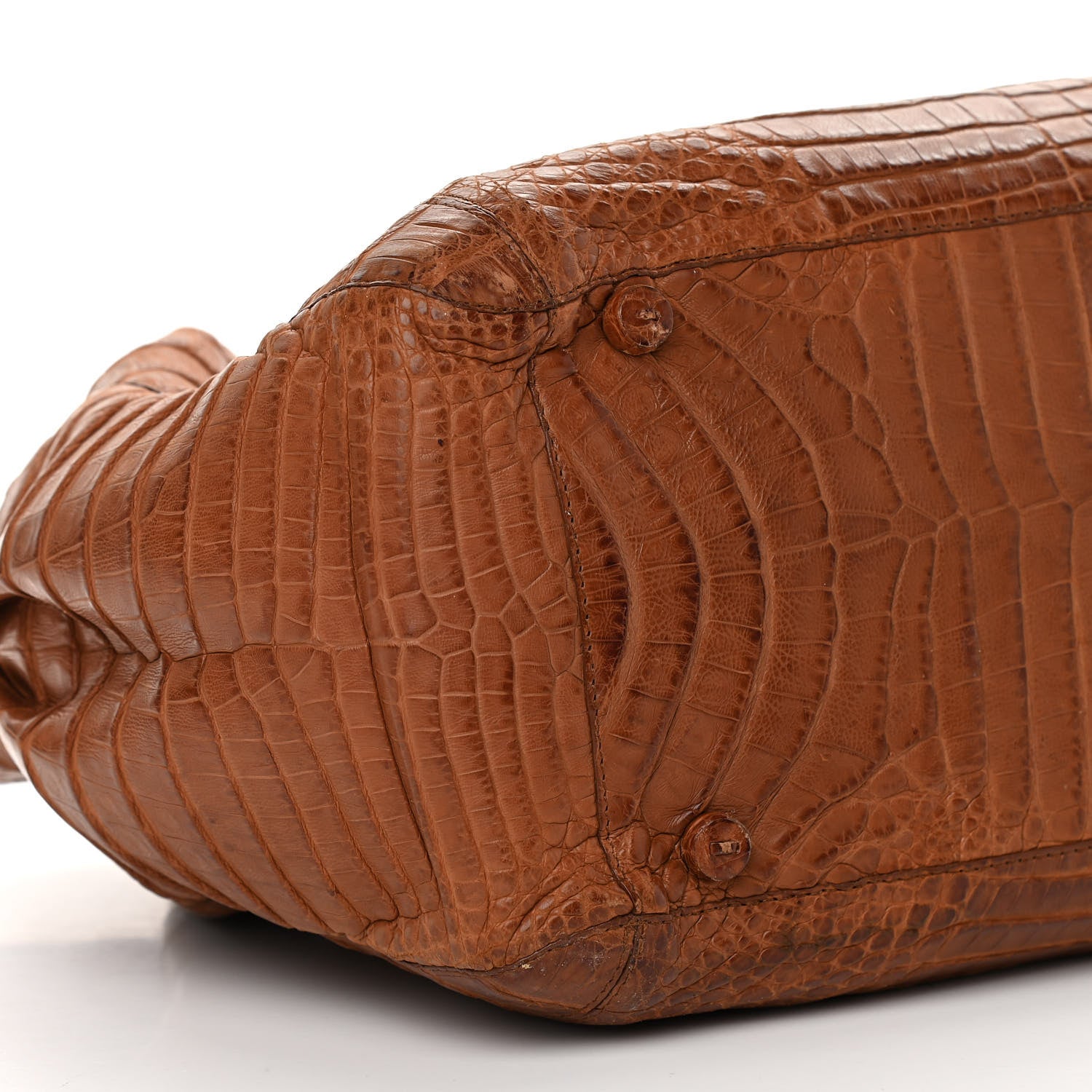 Nancy Gonzalez Crocodile Tote Brown 8 of 9