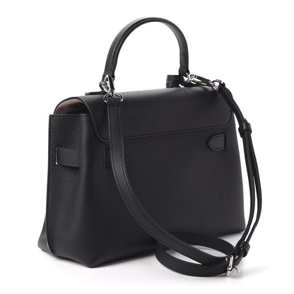 Louis Vuitton Calfskin Lockme Ever BB Black 3 of 10