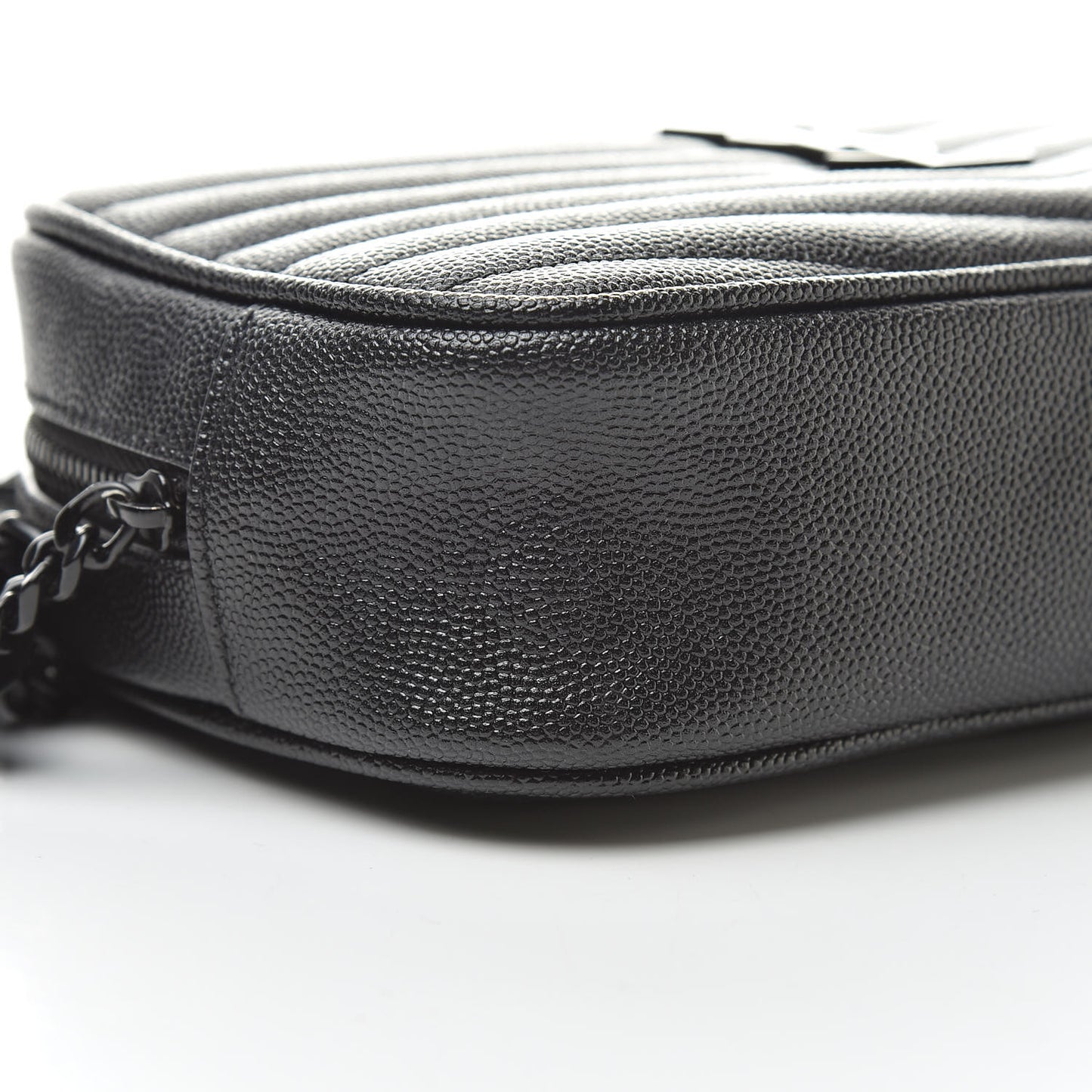 Grain De Poudre Matelasse Monogram Mini Lou Camera Bag Black