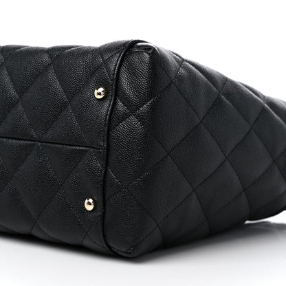 Chanel Caviar Quilted Large Shopping Tote Black 10 of 11