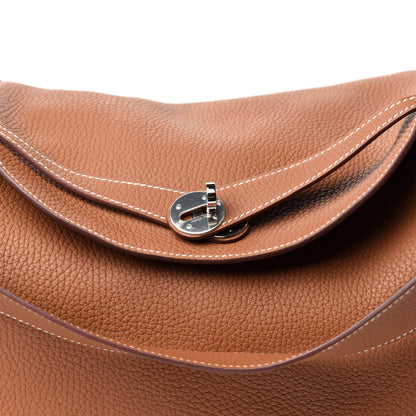 Hermes Taurillon Clemence Lindy 34 Gold 9 of 9