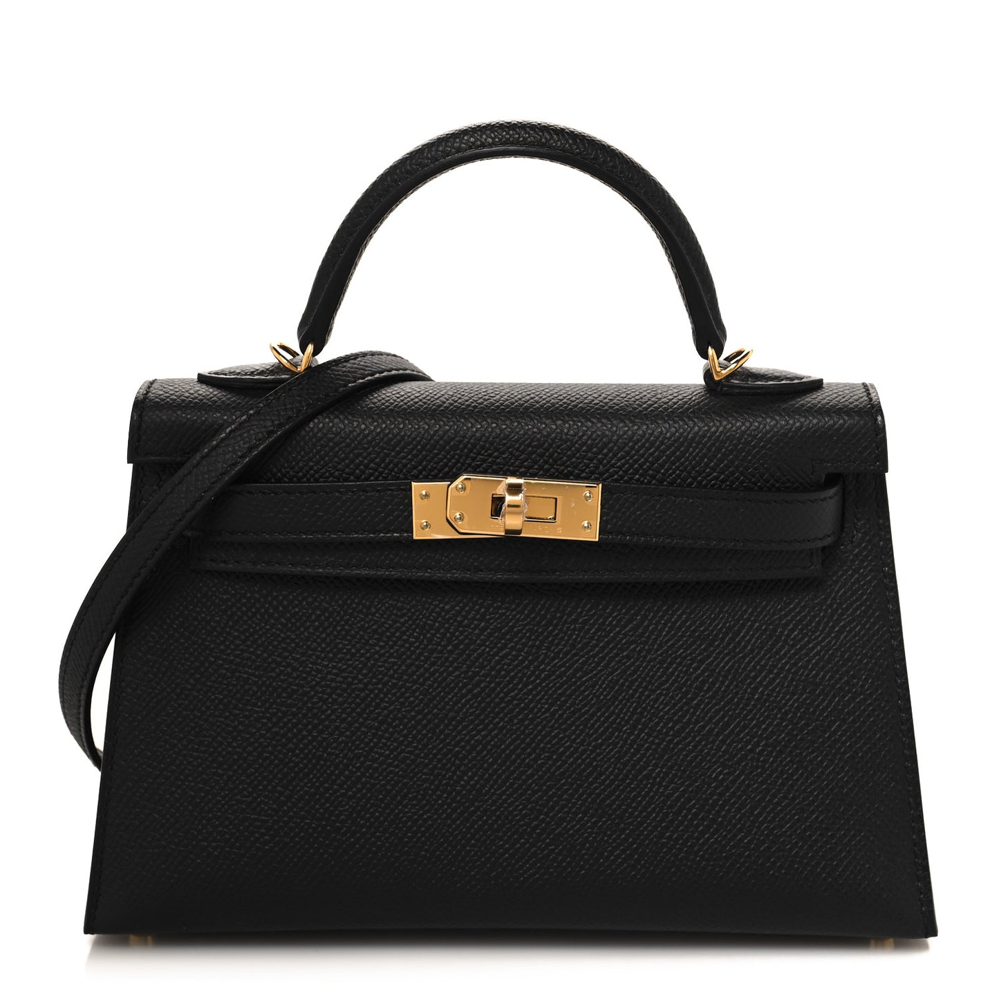 Epsom Mini Kelly Sellier 20 Black