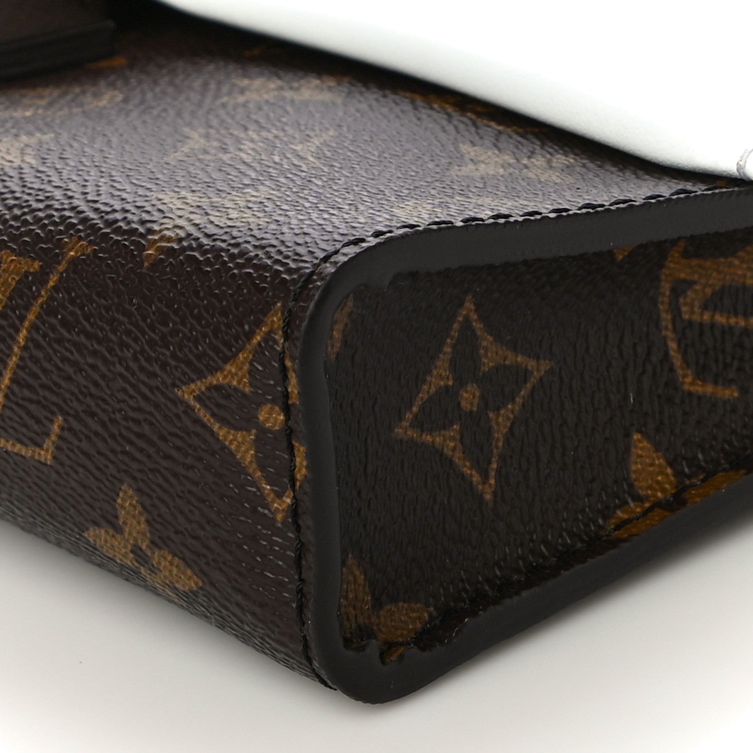 Louis Vuitton Calfskin Monogram Column Clutch 9 of 9