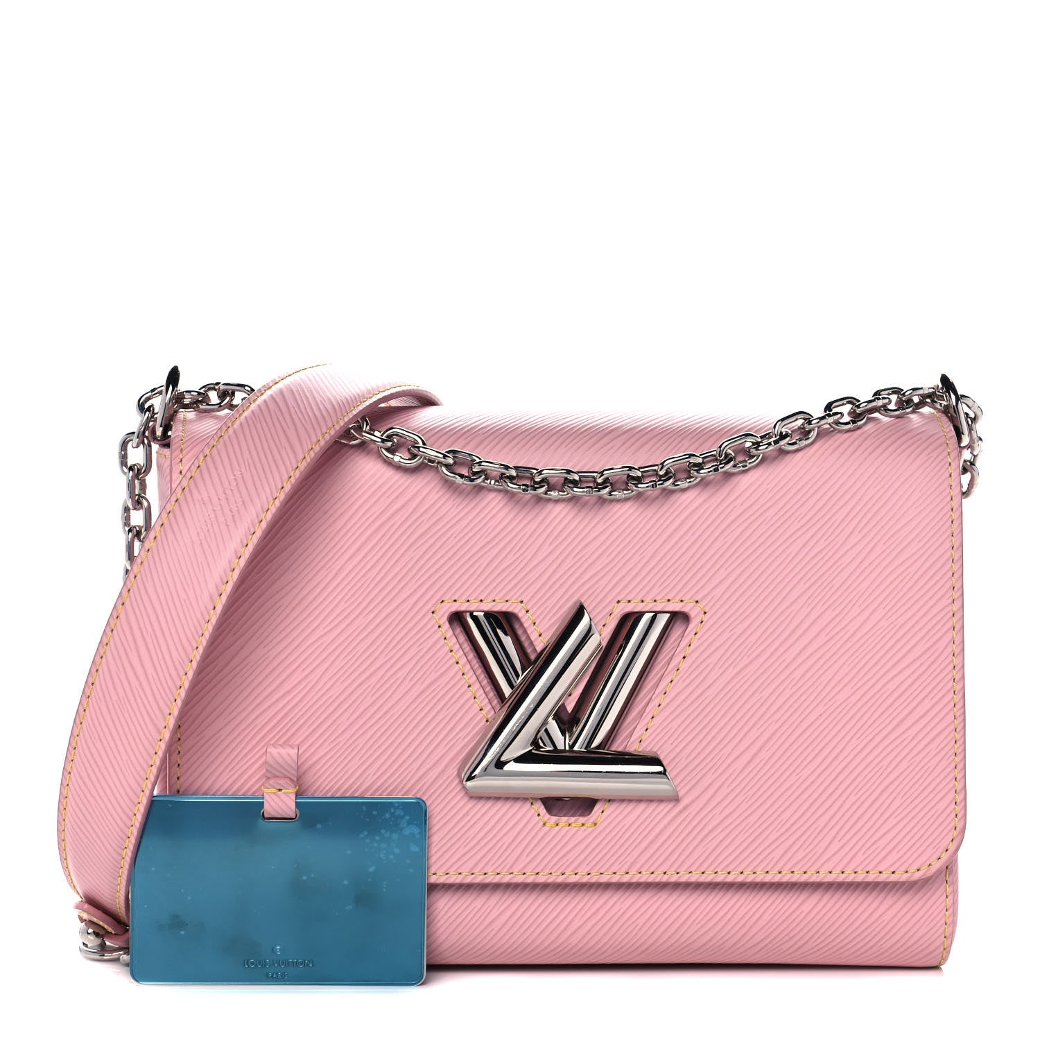 Louis Vuitton Epi Twist Shoulder Bag MM Rose Ballerine 1 of 13