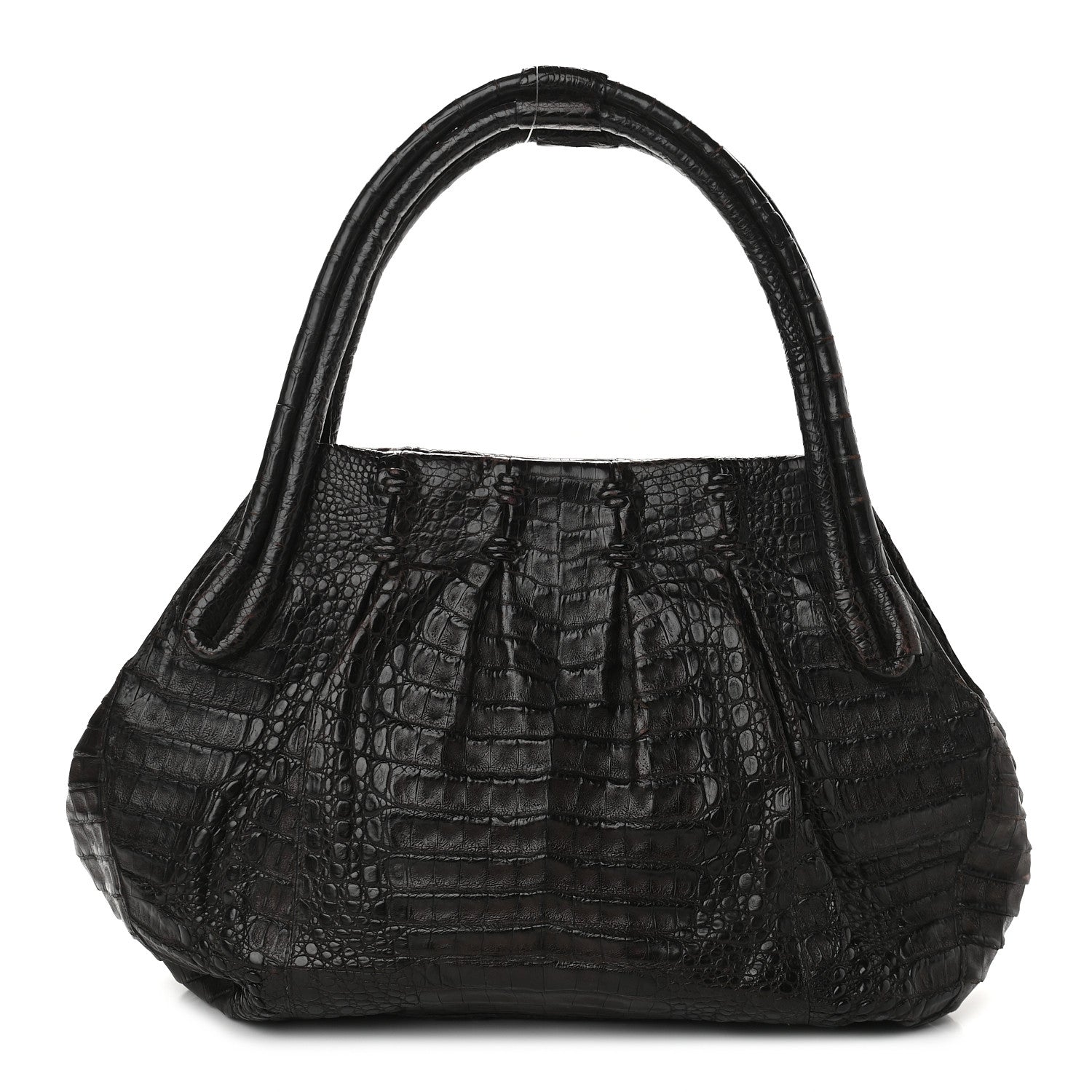 Nancy Gonzalez Crocodile Large Tote Chocolate 1 of 8
