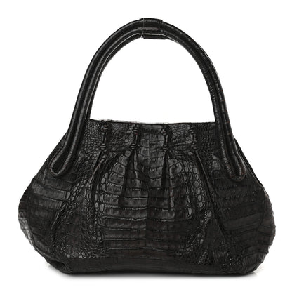 Nancy Gonzalez Crocodile Large Tote Chocolate 1 of 8