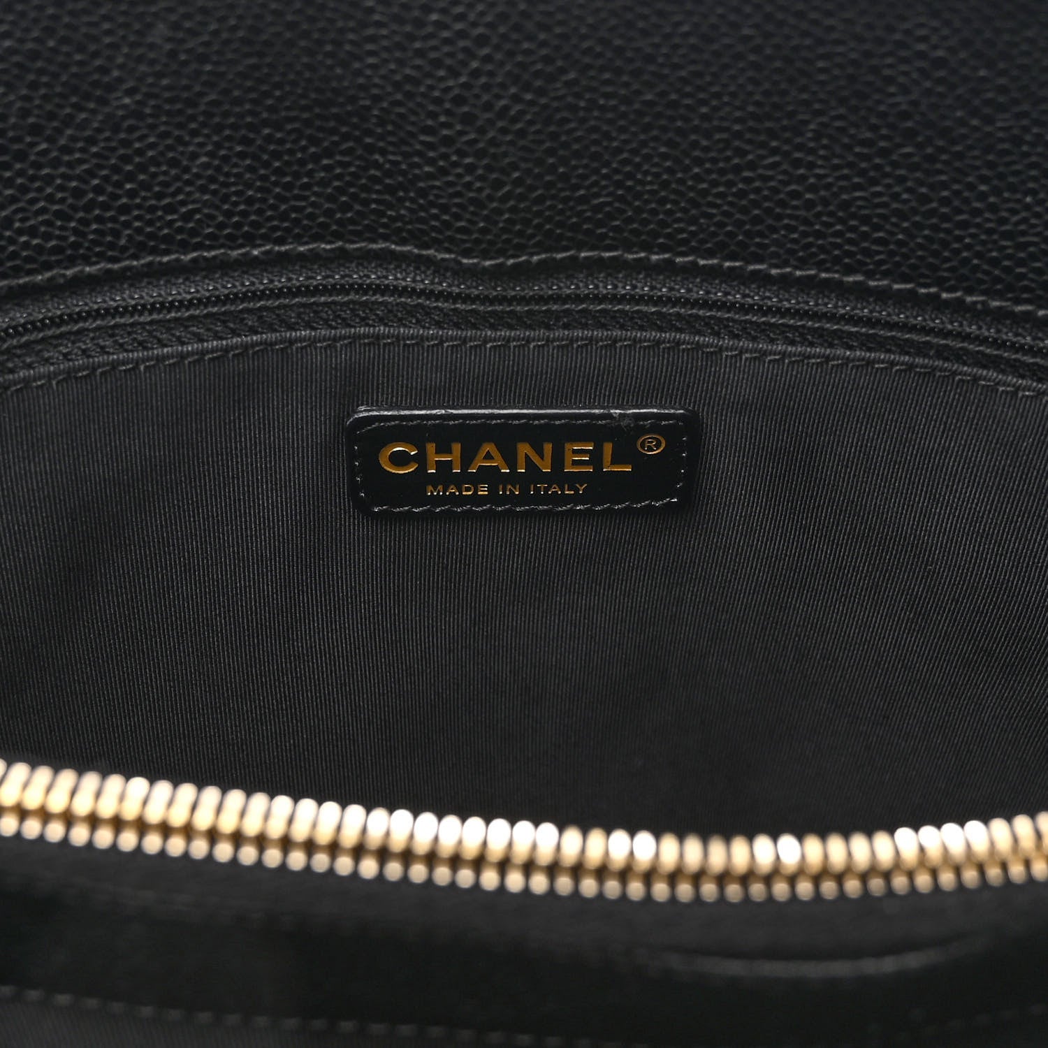 Chanel Caviar Quilted Grand Shopping Tote GST Black 6 of 11