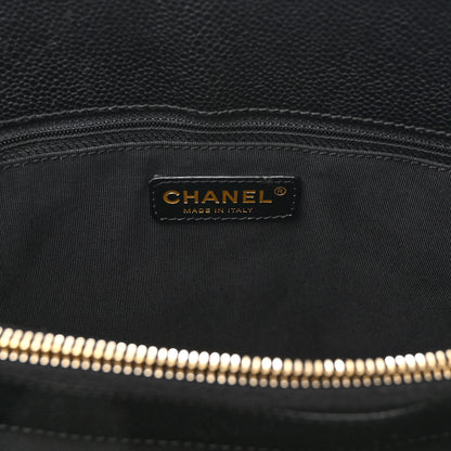 Chanel Caviar Quilted Grand Shopping Tote GST Black 6 of 11